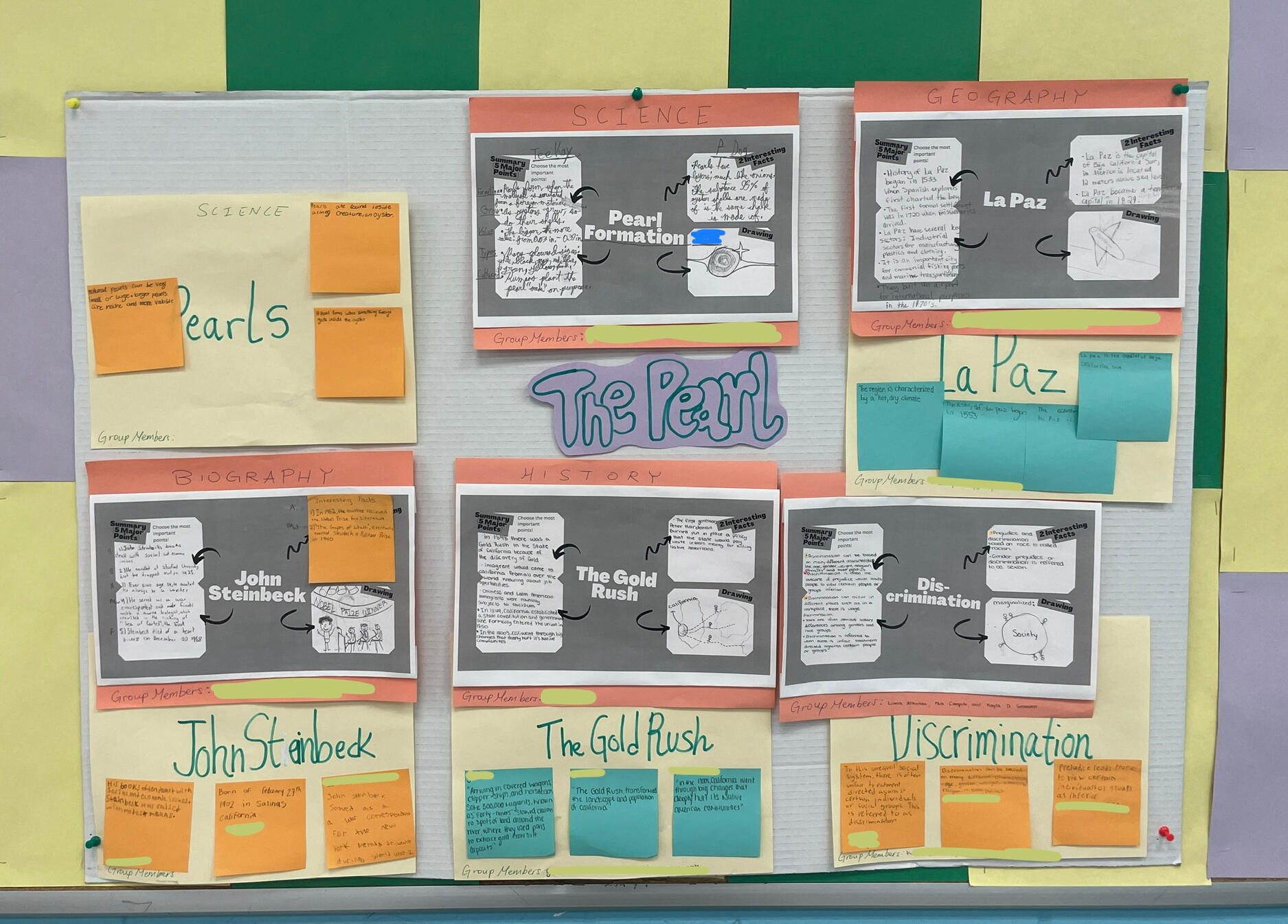 Letters for students after activity